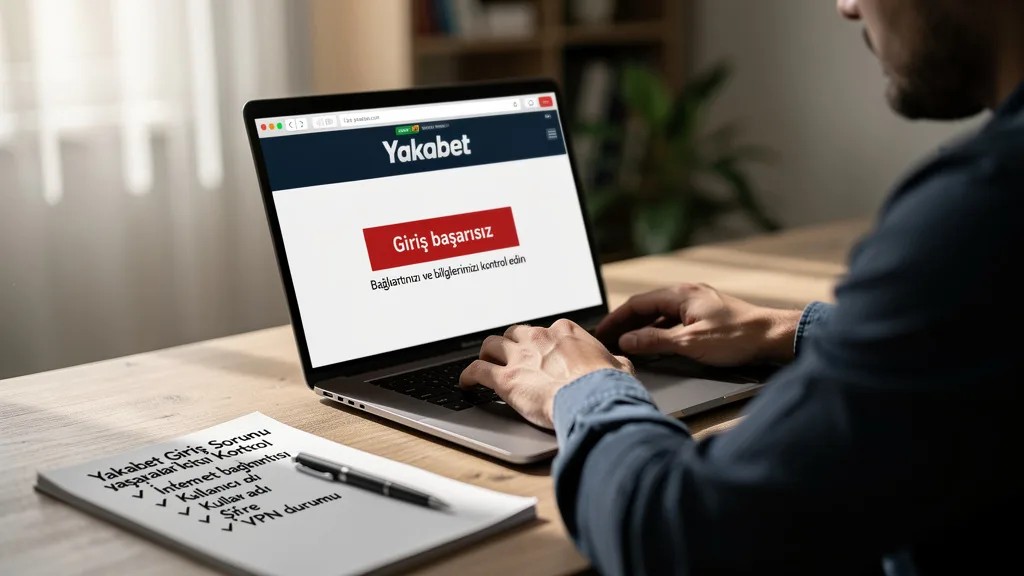 Yakabet Giriş Sorunu Yaşayanlar İçin Kontrol Rehberi